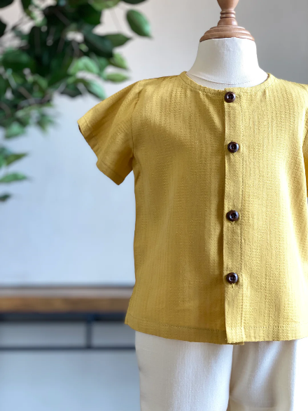 UMAR Unisex Baby’s Kurta in Dandelion