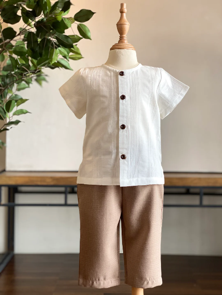 UMAR Unisex Baby’s Kurta in White