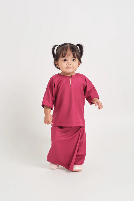 BAJU KURUNG - MAGENTA PINK