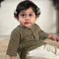 TENANG Unisex Baby’s Kurta in Olive