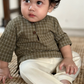 TENANG Unisex Baby’s Kurta in Olive