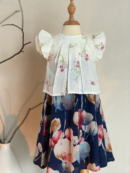 KUNTUM Baby’s Mini Kurung Set in Delight