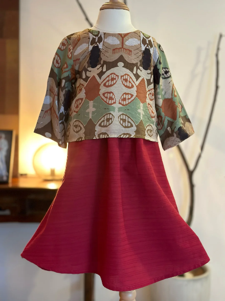ORKED Baby’s Mini Kurung Set in Joy