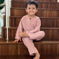 QAID Baby’s Teluk Belanga Baju Melayu Set in Dusty Lilac
