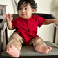 UMAR Unisex Baby’s Kurta in Carmine Red