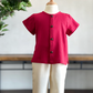 UMAR Unisex Baby’s Kurta in Carmine Red