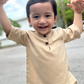 TENANG Unisex Baby’s Kurta in Tan