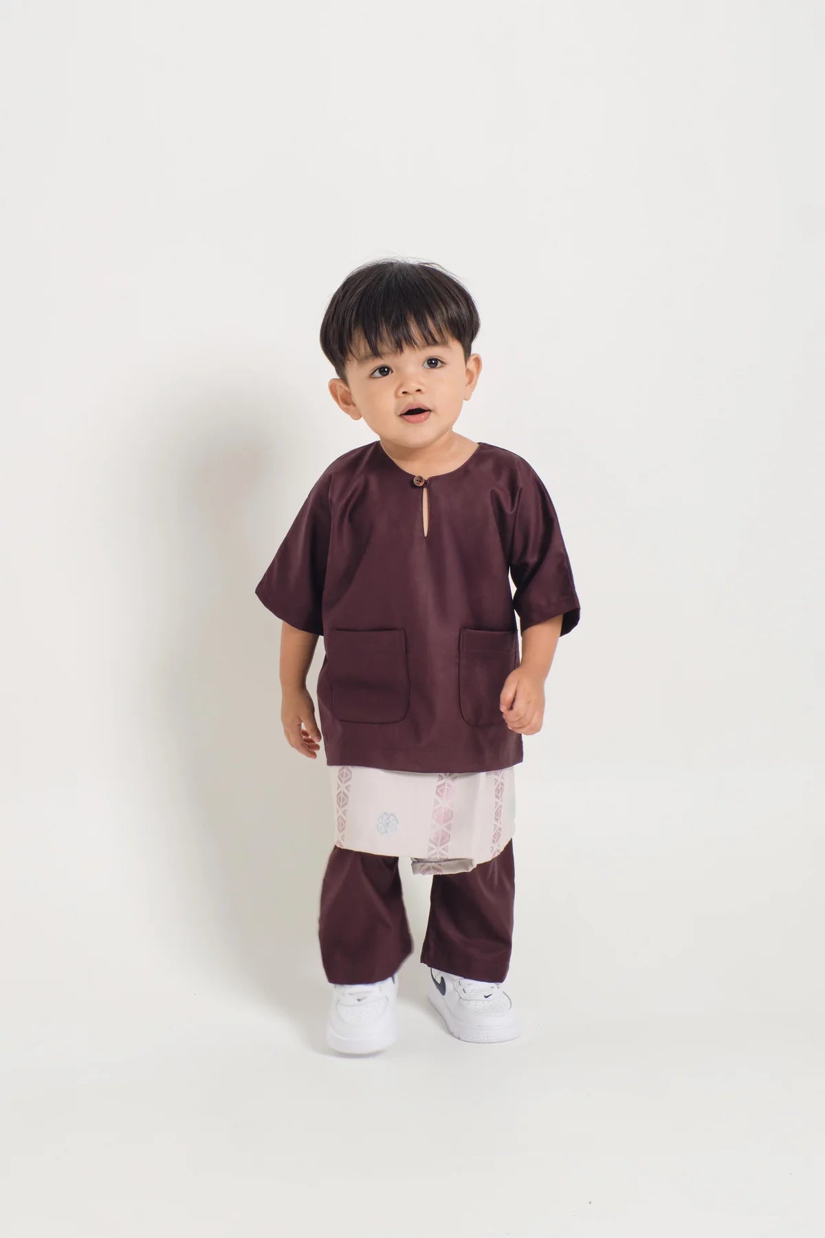 BAJU MELAYU TELUK BELANGA - PLUM