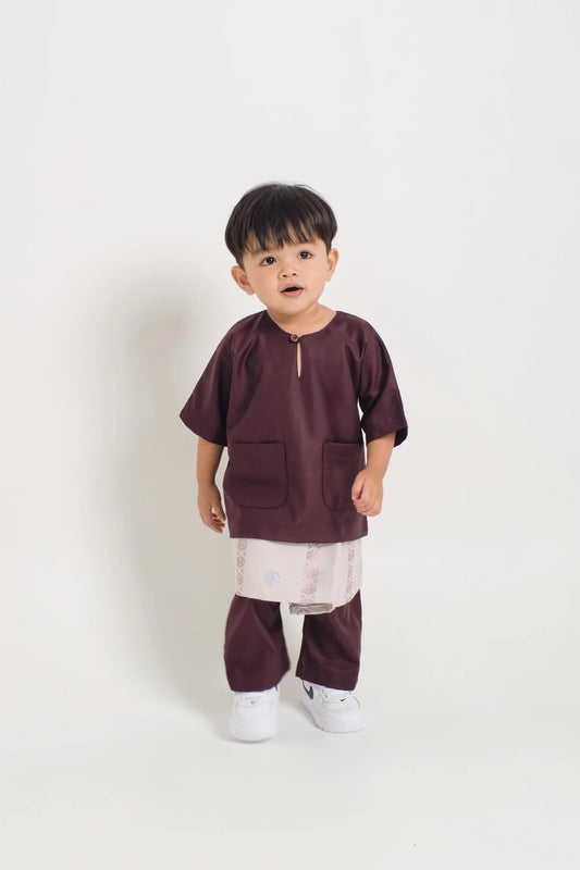 BAJU MELAYU TELUK BELANGA - PLUM