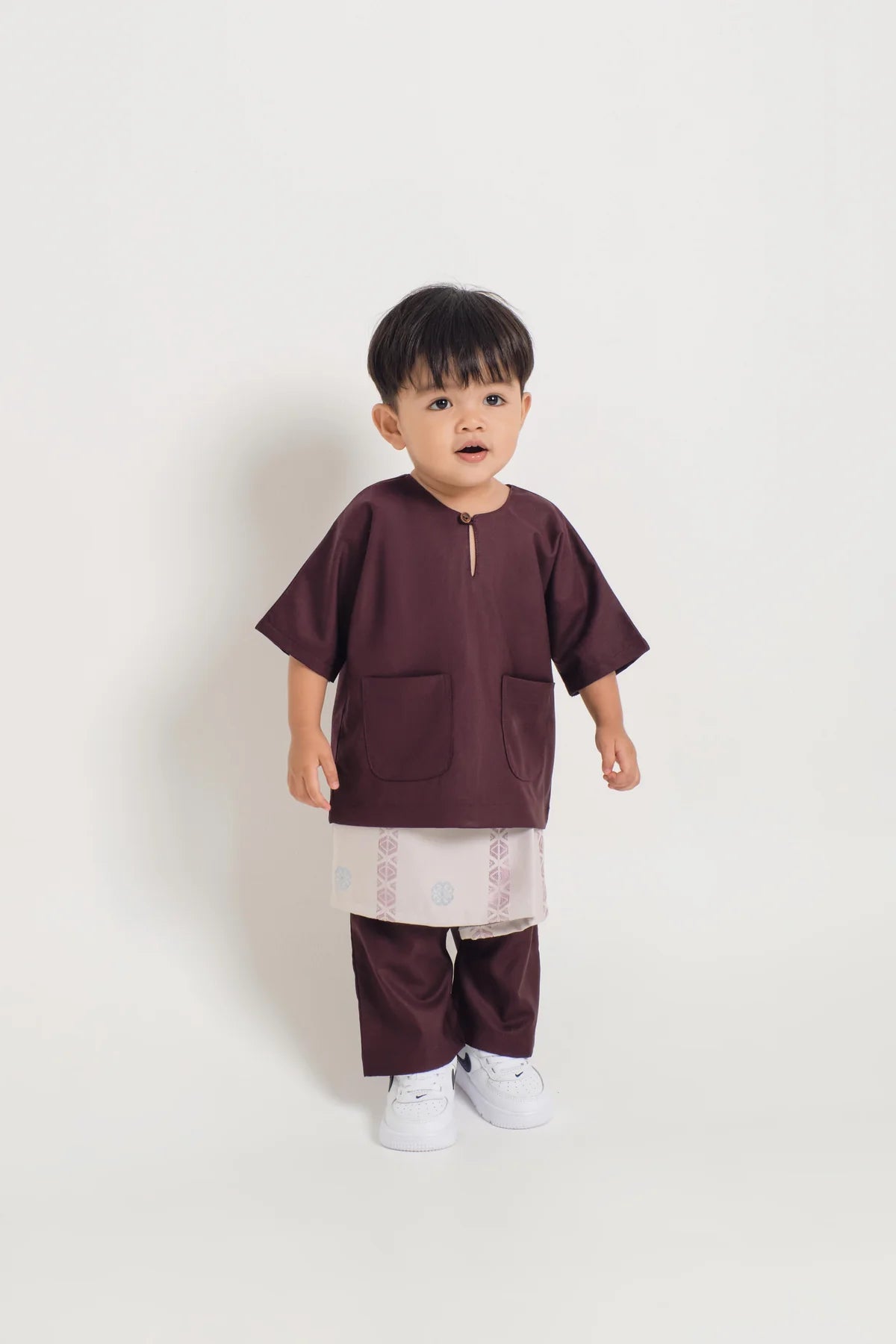 BAJU MELAYU TELUK BELANGA - PLUM