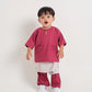BAJU MELAYU TELUK BELANGA - MAGENTA PINK