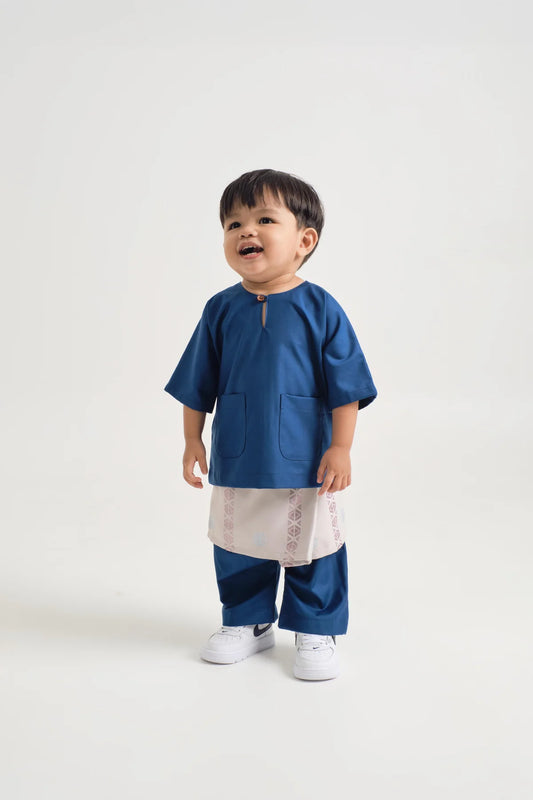 BAJU MELAYU TELUK BELANGA - CLASSIC BLUE
