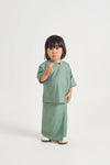 BAJU KURUNG - SOFT TEAL GREEN