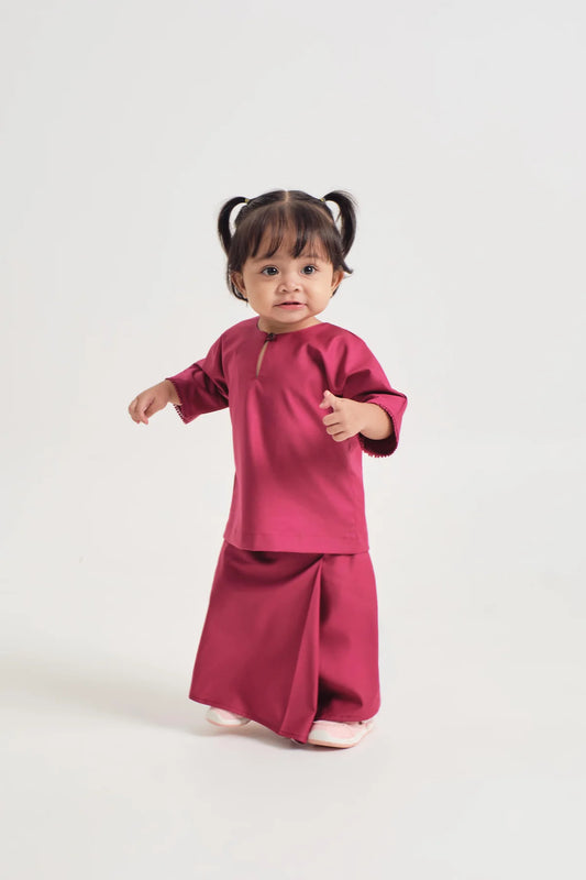 BAJU KURUNG - MAGENTA PINK