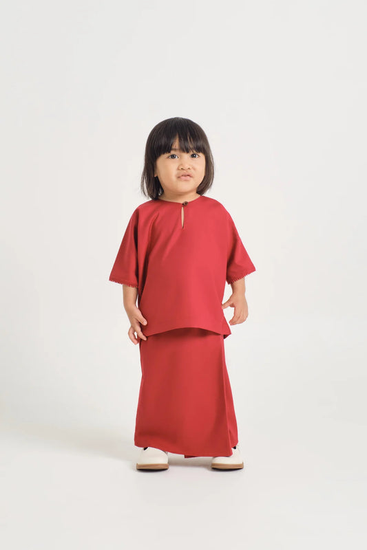 BAJU KURUNG - CRIMSON RED