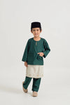 BOYS BAJU MELAYU TELUK BELANGA - EMERALD GREEN