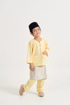 BOYS BAJU MELAYU TELUK BELANGA - SOFT YELLOW