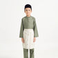 BOYS BAJU MELAYU CEKAK MUSANG - PICKLE GREEN