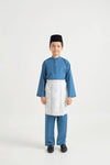 BOYS BAJU MELAYU CEKAK MUSANG - OCEAN BLUE