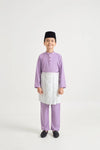 BOYS BAJU MELAYU CEKAK MUSANG - PURPLE