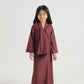 GIRL KEBAYA - BURGUNDY RED